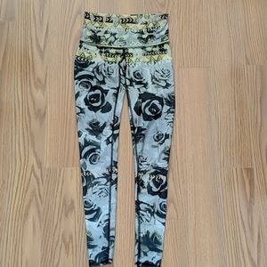 Floral Teeki High Waist Yoga Pants